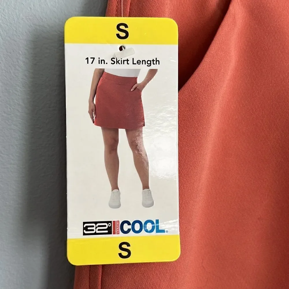 Women’s performance athletic 32° cool size small new skirt Tennis athletic